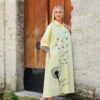 Oversized Dandelion Print Shirtdress Oversized Dandelion Print Shirtdress