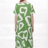 Abstract Green Print A-Line Dress Abstract Green Print A-Line Dress