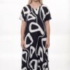 Abstract Green Print A-Line Dress Abstract Green Print A-Line Dress