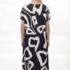 Abstract Green Print A-Line Dress Abstract Green Print A-Line Dress