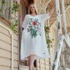 Premium Floral Print T-Shirt Dress Premium Floral Print T-Shirt Dress