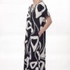 Abstract Green Print A-Line Dress Abstract Green Print A-Line Dress