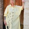 Oversized Dandelion Print Shirtdress Oversized Dandelion Print Shirtdress