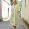 Oversized Dandelion Print Shirtdress Oversized Dandelion Print Shirtdress
