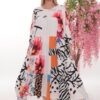 Floral Multi-Pattern Tiered Dress - Wholesale Floral Multi-Pattern Tiered Dress - Wholesale