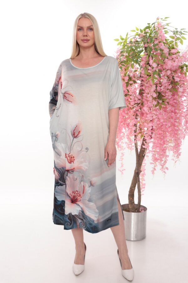 Floral Print Midi Dress - Wholesale B2B Floral Print Midi Dress - Wholesale B2B