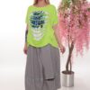 Premium Neon Top with Gray Maxi Skirt Set - Wholesale Premium Neon Top with Gray Maxi Skirt Set - Wholesale