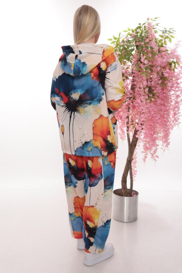 Floral Poppy Zip Hoodie Set Floral Poppy Zip Hoodie Set