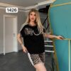 Premium Leopard Print Top & Bottom Set Premium Leopard Print Top & Bottom Set