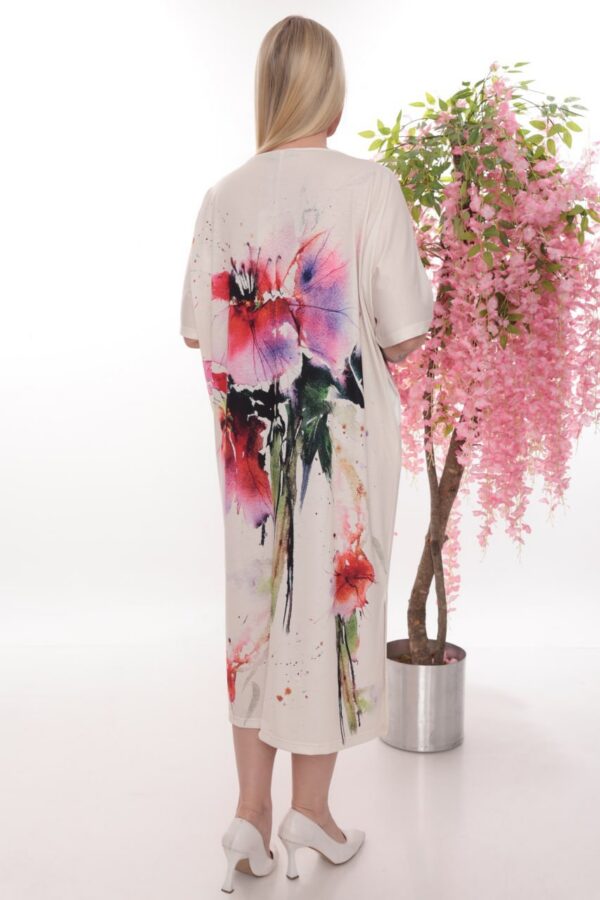 Floral Print Casual Dress - ROZZER4294 Floral Print Casual Dress - ROZZER4294