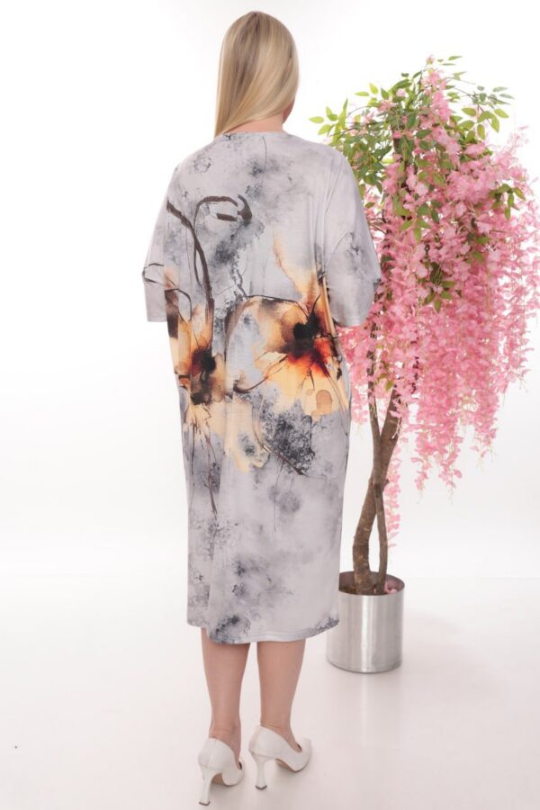 Women's Artistic Floral Print Dress - Premium Wholesale Collection Women's Artistic Floral Print Dress - Premium Wholesale Collection