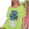 Premium Neon Top with Gray Maxi Skirt Set - Wholesale Premium Neon Top with Gray Maxi Skirt Set - Wholesale