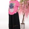 Premium Neon Top with Gray Maxi Skirt Set - Wholesale Premium Neon Top with Gray Maxi Skirt Set - Wholesale