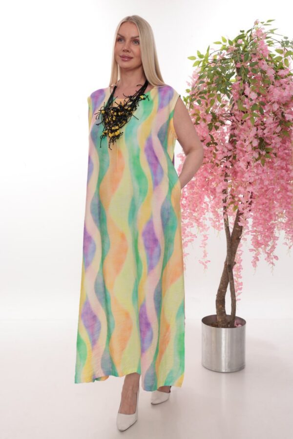 Rainbow Wave Maxi Dress Rainbow Wave Maxi Dress