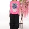 Premium Neon Top with Gray Maxi Skirt Set - Wholesale Premium Neon Top with Gray Maxi Skirt Set - Wholesale