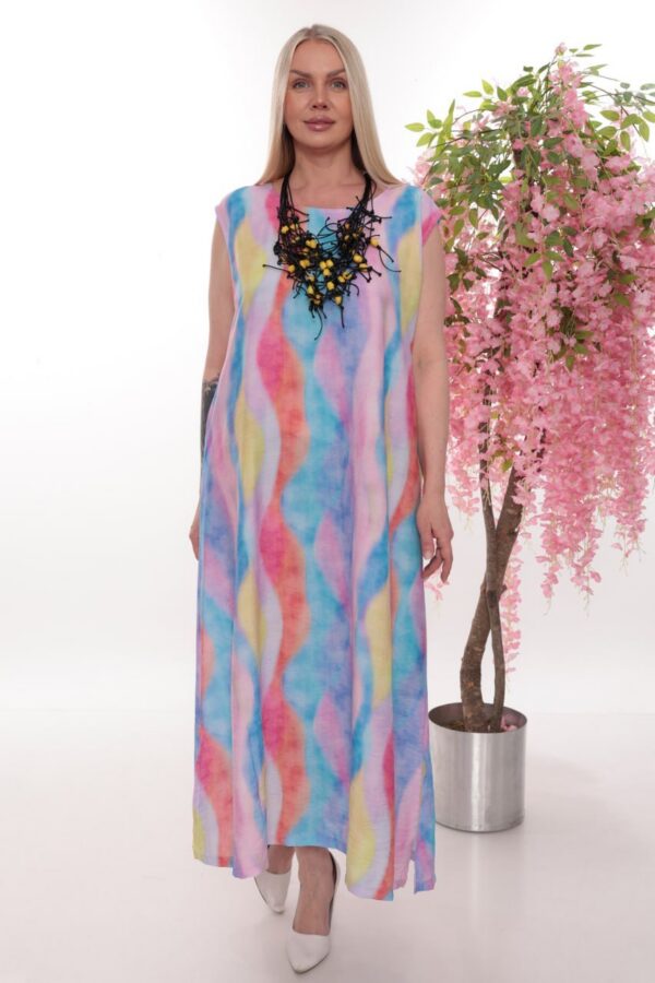 Rainbow Wave Maxi Dress Rainbow Wave Maxi Dress