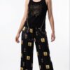 TATU1365 Black Top & Bottom Set - Premium Wholesale Fashion TATU1365 Black Top & Bottom Set - Premium Wholesale Fashion