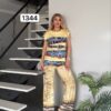 TATU1344 Designer Tank Top & Pants Set - Premium Wholesale TATU1344 Designer Tank Top & Pants Set - Premium Wholesale