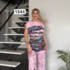TATU1344 Designer Tank Top & Pants Set - Premium Wholesale TATU1344 Designer Tank Top & Pants Set - Premium Wholesale