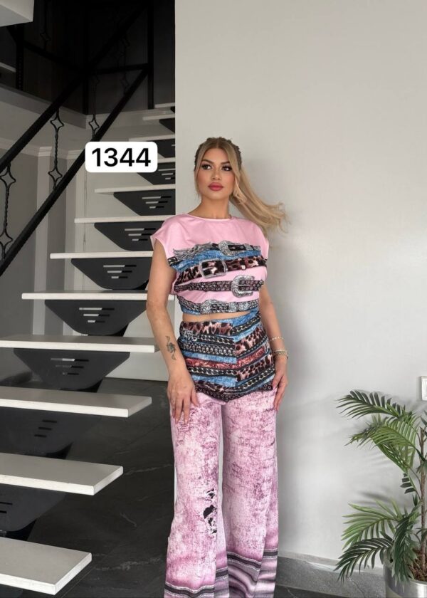 TATU1344 Designer Tank Top & Pants Set - Premium Wholesale TATU1344 Designer Tank Top & Pants Set - Premium Wholesale