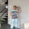 TATU1344 Designer Tank Top & Pants Set - Premium Wholesale TATU1344 Designer Tank Top & Pants Set - Premium Wholesale