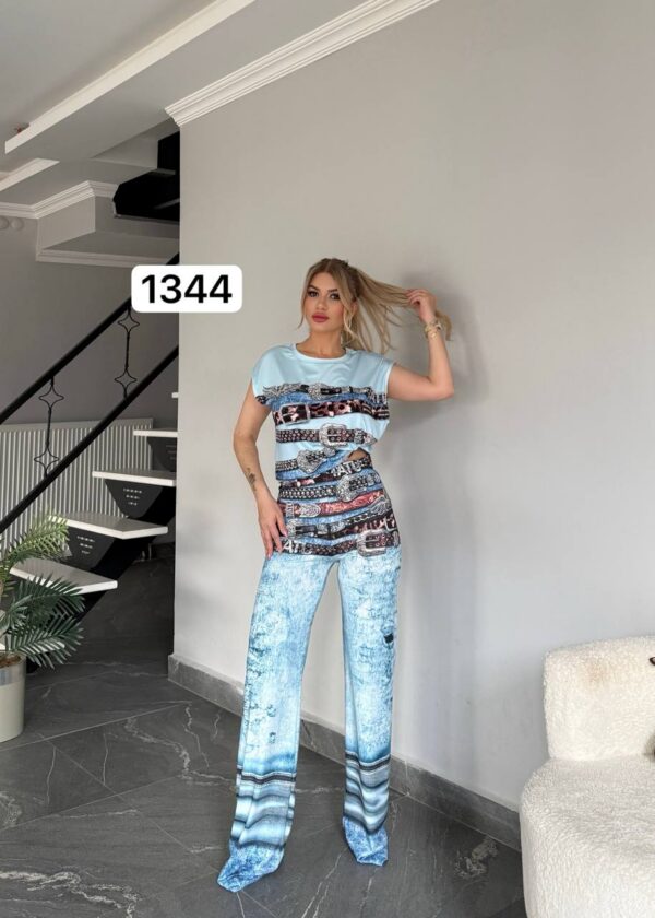 TATU1344 Designer Tank Top & Pants Set - Premium Wholesale TATU1344 Designer Tank Top & Pants Set - Premium Wholesale