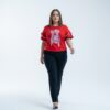 Premium Red Ruffle Blouse - Wholesale Fashion Premium Red Ruffle Blouse - Wholesale Fashion