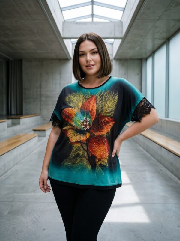 Premium Graphic Blouse 44-48 - Wholesale Fashion Top Premium Graphic Blouse 44-48 - Wholesale Fashion Top