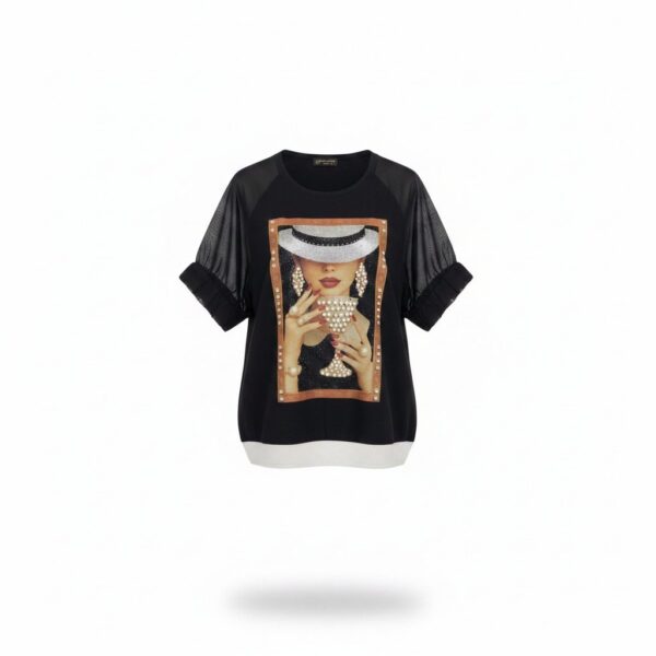 Premium Black Blouse Wholesale - Sizes 44-48 Premium Black Blouse Wholesale - Sizes 44-48