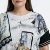 Premium Patchwork Blouse - Wholesale Women's Apparel Premium Patchwork Blouse - Wholesale Women's Apparel
