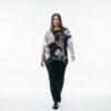 Premium Patchwork Blouse - Wholesale Women's Apparel Premium Patchwork Blouse - Wholesale Women's Apparel