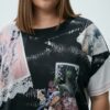 Premium Patchwork Blouse - Wholesale Women's Apparel Premium Patchwork Blouse - Wholesale Women's Apparel
