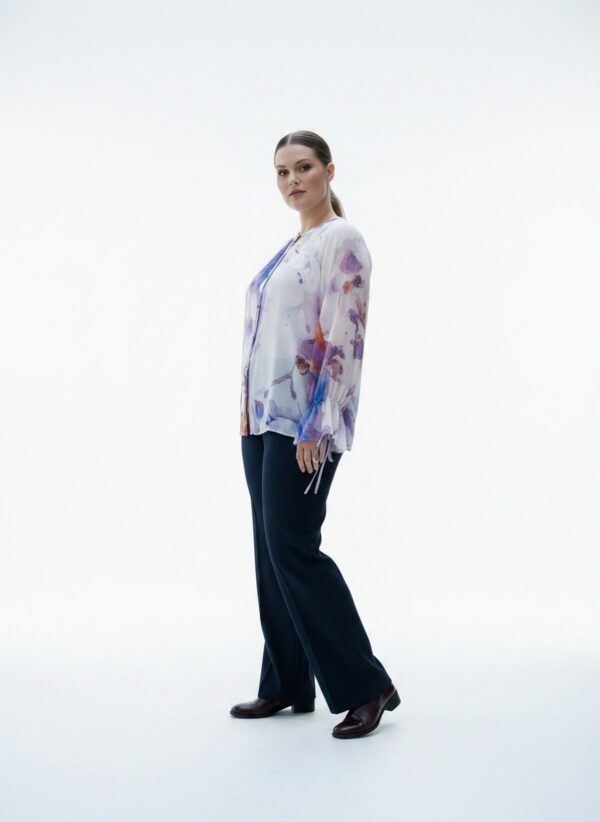 Premium Floral Print Shirt - Wholesale Blouse 44-48 Premium Floral Print Shirt - Wholesale Blouse 44-48