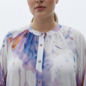Premium Floral Print Shirt - Wholesale Blouse 44-48