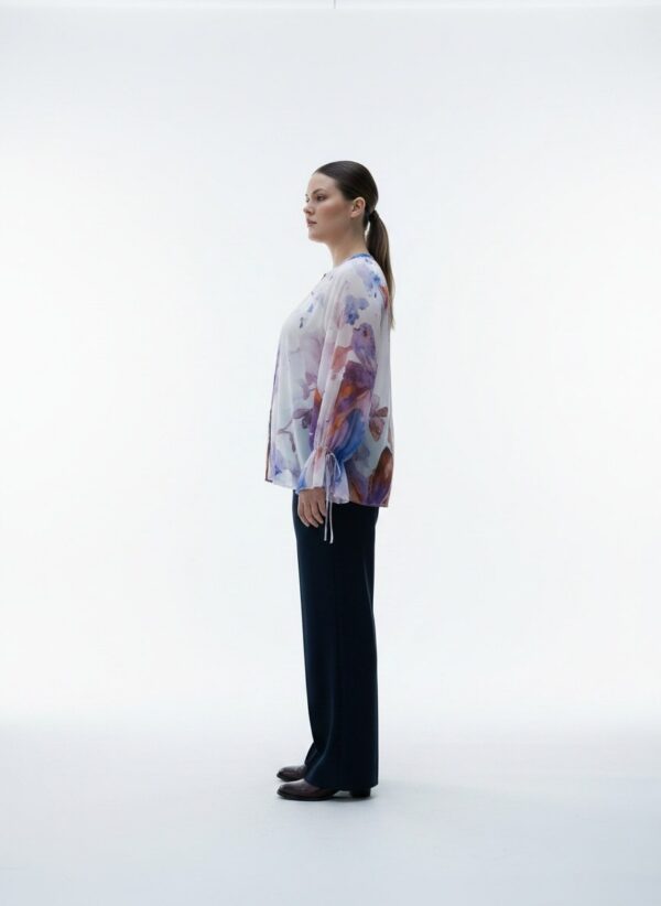 Premium Floral Print Shirt - Wholesale Blouse 44-48 Premium Floral Print Shirt - Wholesale Blouse 44-48