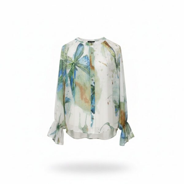 Premium Floral Print Shirt - Wholesale Blouse 44-48 Premium Floral Print Shirt - Wholesale Blouse 44-48