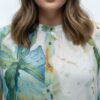 Premium Floral Print Shirt - Wholesale Blouse 44-48 Premium Floral Print Shirt - Wholesale Blouse 44-48