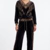 TATU2014 Velvet Leopard Print Tracksuit Set TATU2014 Velvet Leopard Print Tracksuit Set