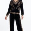 TATU2014 Velvet Leopard Print Tracksuit Set TATU2014 Velvet Leopard Print Tracksuit Set