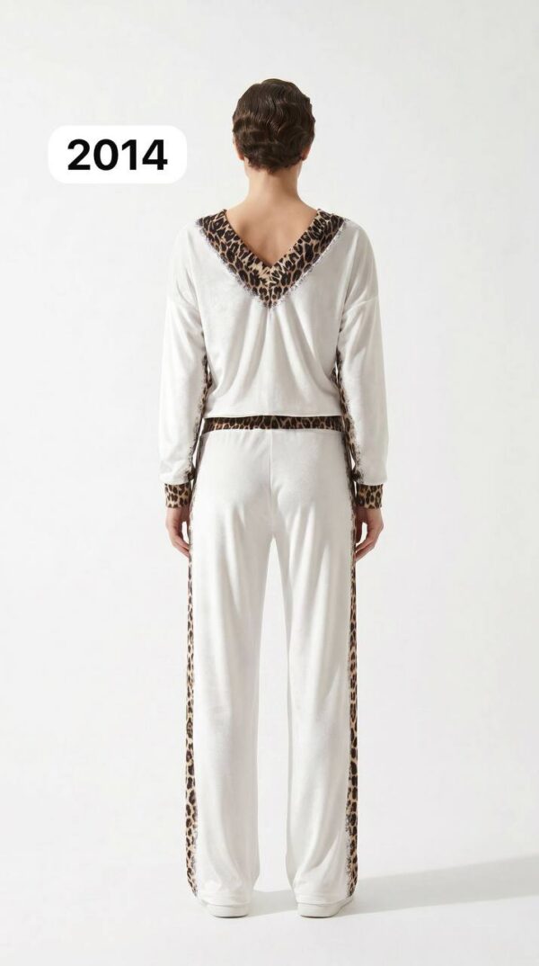 TATU2014 Velvet Leopard Print Tracksuit Set TATU2014 Velvet Leopard Print Tracksuit Set