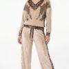 TATU2014 Velvet Leopard Print Tracksuit Set TATU2014 Velvet Leopard Print Tracksuit Set