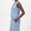 Premium Linen Two-Piece Set - Professional Tank Top & Wide-Leg Pants