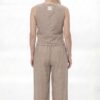 Premium Linen Two-Piece Set - Professional Tank Top & Wide-Leg Pants