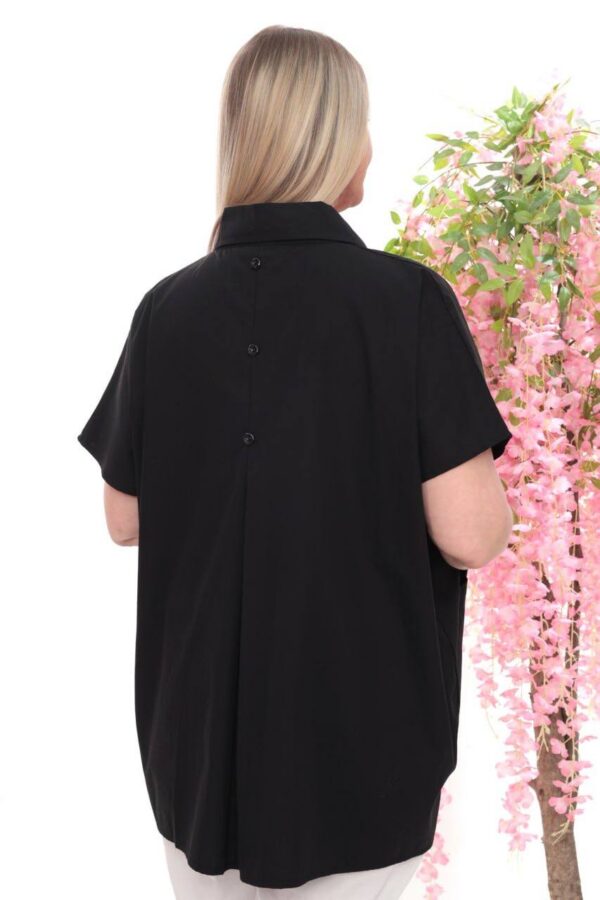 Wholesale Asymmetrical Striped Panel Tunic Shirt Wholesale Asymmetrical Striped Panel Tunic Shirt