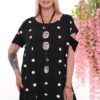 Polka Dot Asymmetrical Tunic Dress - Wholesale Fashion