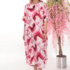 Premium Blue Abstract Print Dress - Wholesale Fashion Premium Blue Abstract Print Dress - Wholesale Fashion