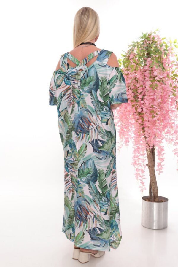 Floral Cold-Shoulder Maxi Dress - Wholesale Floral Cold-Shoulder Maxi Dress - Wholesale