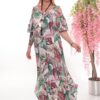 Floral Cold-Shoulder Maxi Dress - Wholesale Floral Cold-Shoulder Maxi Dress - Wholesale