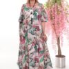 Floral Cold-Shoulder Maxi Dress - Wholesale Floral Cold-Shoulder Maxi Dress - Wholesale