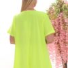 Premium Neon Yellow Graphic Blouse - Wholesale Fashion Top Premium Neon Yellow Graphic Blouse - Wholesale Fashion Top